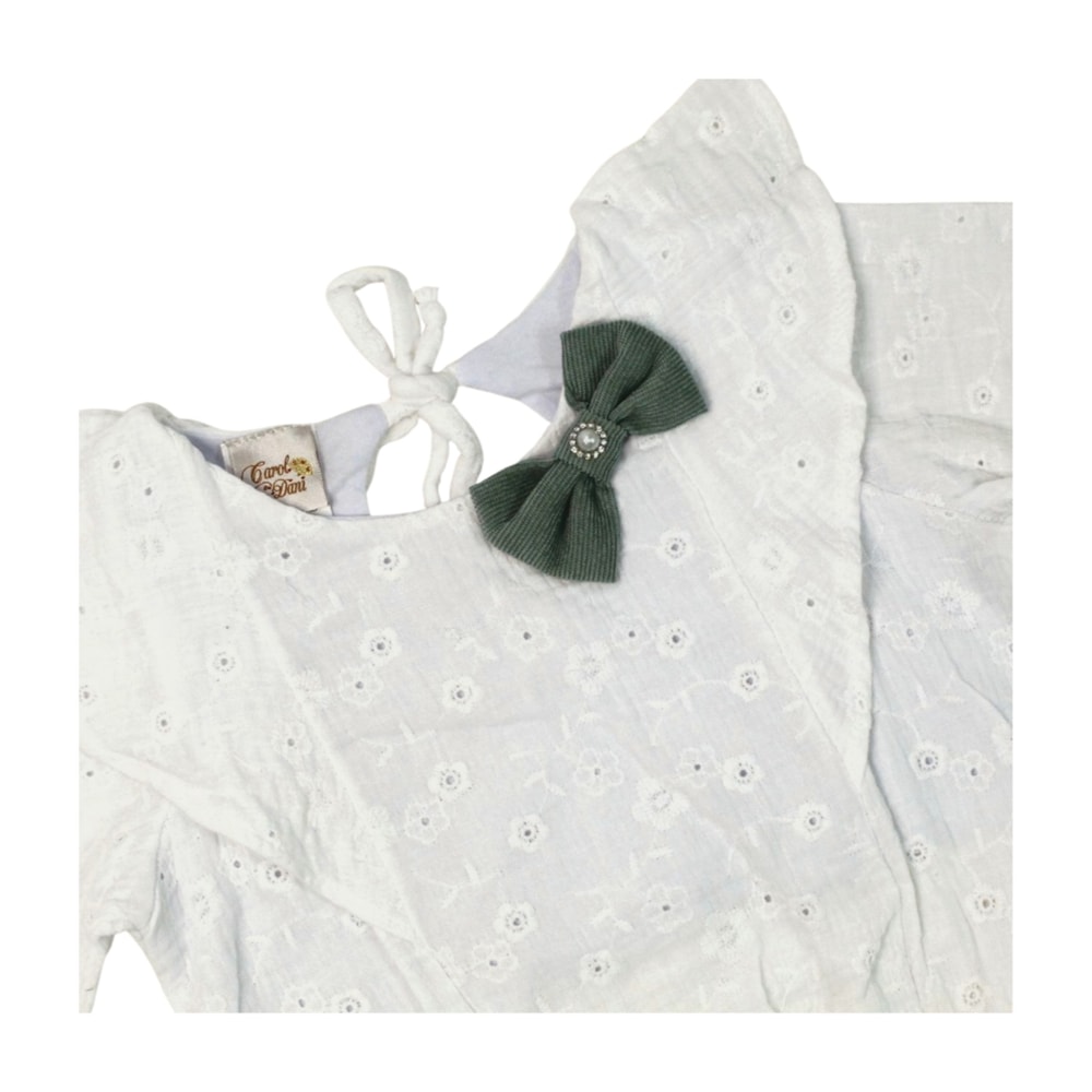 Conjunto Longo Feminino Blusa Lesi e Saia Cotelê 2221 - Carol e Dani