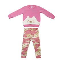 Conjunto Longo Feminino Blusão Carinha e Legging 55985 - Brandili 