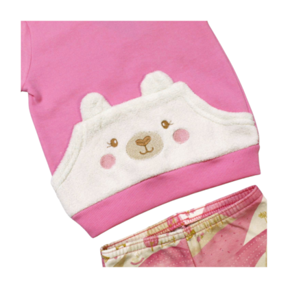 Conjunto Longo Feminino Blusão Carinha e Legging 55985 - Brandili 