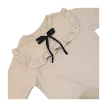 Conjunto Longo Feminino Blusão com Babado e Calça Flare 37314 - Angerô