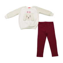 Conjunto Longo Feminino Blusão com Pelúcia e Legging 60473 - Kely Kety 