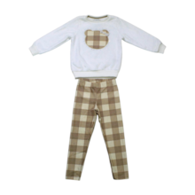 Conjunto Longo Feminino Blusão e Legging Xadrez  65296 - Alakazoo 