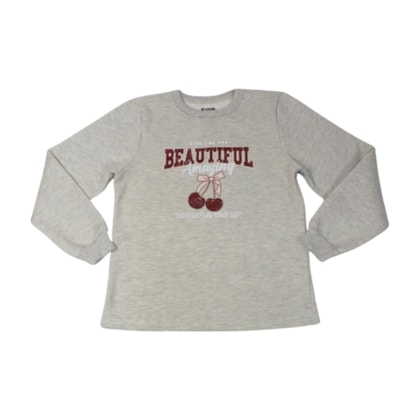 Conjunto Longo Feminino Blusão Estampa Beautiful e Legging 56330 - Brandili