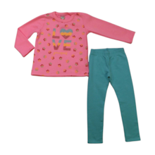 Conjunto Longo Feminino Blusão Estampa Love e Legging 55496 - Brandili