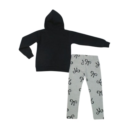 Conjunto Longo Feminino Blusão Estampa Paris e Legging 15013 - Hrradinhos