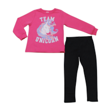 Conjunto Longo Feminino Blusão Estampa Unicórnio e Legging 56041 - Brandili    