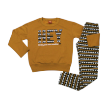 Conjunto Longo Feminino Blusão Hey e Legging 1000788 - Kyly 