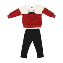 Conjunto Longo Feminino Blusão Joaninha e Legging 1000747 - Kyly