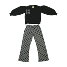 Conjunto Longo Feminino Blusão Laço e Legging 37020 - Angerô 