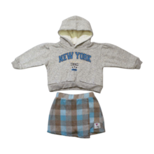 Conjunto Longo Feminino Blusão Peluciado e Saia Flanela - 1516 - Le Petit 