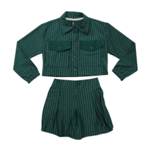 Conjunto Longo Feminino Camisa Short Saia 2491 - itgirl   