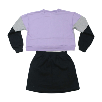 Conjunto longo Feminino Charge com Saia 2574 - Itgirl 