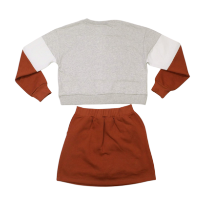 Conjunto longo Feminino Charge com Saia 2574 - Itgirl 