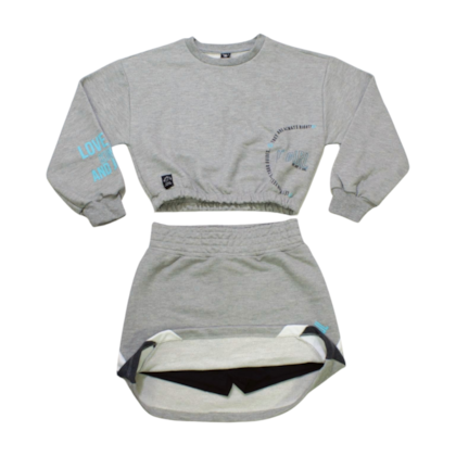 Conjunto longo Feminino com Saia 2571 - Itgirl