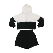 Conjunto Longo Feminino com Shorts Blusa Capuz 2567 - Itgirl 