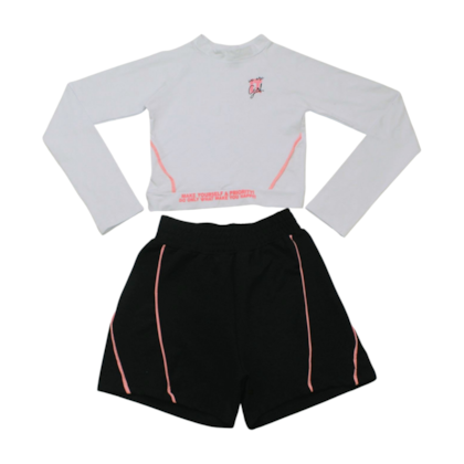 Conjunto longo Feminino  com Shorts Cotton 2576 - Itgirl