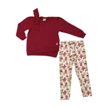 conjunto Longo Feminino Estampado 2000770 - Milon