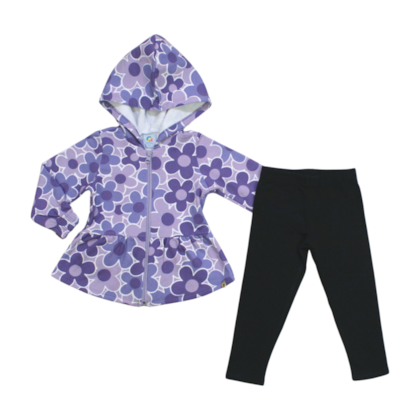 Conjunto Longo Feminino Flores 70076 - Alenice 