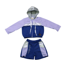 Conjunto Longo Feminino Jaqueta Corta Vento e Shorts  - 1532 - Le Petit 