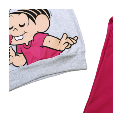 Conjunto Longo Feminino Mônica 7049 - Turma da Mônica