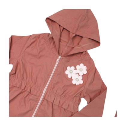 Conjunto Longo Feminino Parka Aplique Flores e Calça 2240 - Carol e Dani