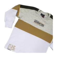 Conjunto Longo Masculino Camiseta Estampa Adventure e Calça Moletom 6389 - LPKIDS 