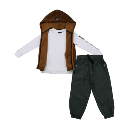 Conjunto Longo Masculino Colete Calça 3 Peças - 6316 - LPKIDS