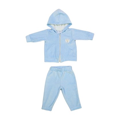 Conjunto Longo Plush Masculino Aberto 38093 - Baby Fashion