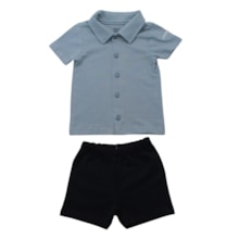 Conjunto Masculino Camisa e Bermuda Moletinho 302874 - Rovitex