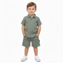 Conjunto Masculino Camisa e Bermuda Tecido 425489 - Vrasalon