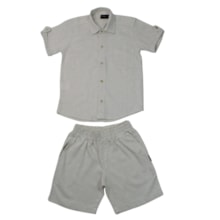 Conjunto Masculino Camisa e Bermuda Tecido 425501 - Vrasalon