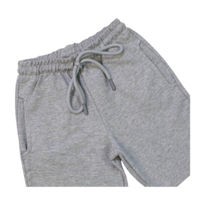 Conjunto Masculino Camiseta Botonê Estampa Player e Bermuda Moletinho 24423 - Two Colors