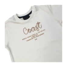 Conjunto Masculino Camiseta Coast e Bermuda Moletom - 6403 - Lp Kids  