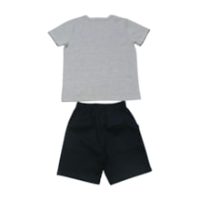 Conjunto Masculino Camiseta com Bolso e Bermuda Sarja 19128 - Boca Grande