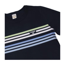 Conjunto Masculino Camiseta com Listras e Bermuda Tecido 46786 - Boca Grande