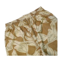 Conjunto Masculino Camiseta e Bermuda Moletinho Estampa Folhas A0045 - Alakazoo 