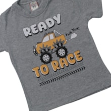 Conjunto Masculino Camiseta e Bermuda Moletinho Estampado Ready 82 - Cleomara