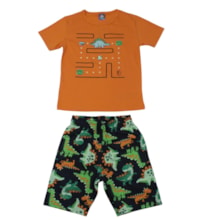 Conjunto Masculino Camiseta e Bermuda Moletinho Sortido 9002894 - Pipa