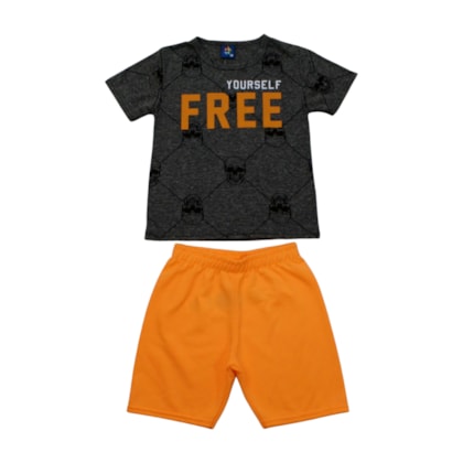 Conjunto Masculino Camiseta e Bermuda Sortidos 9001583 - Pipa