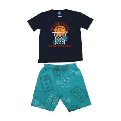 Conjunto Masculino Camiseta e Bermuda Sortidos 9001609 - Pipa