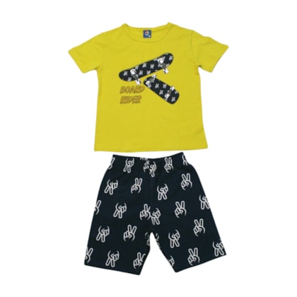 Conjunto Masculino Camiseta e Bermuda Sortidos 9001720 - Pipa