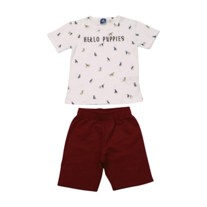 Conjunto Masculino Camiseta e Bermuda Sortidos 9001725 - Pipa