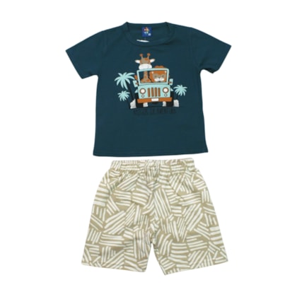 Conjunto Masculino Camiseta e Bermuda Sortidos 9001731 - Pipa