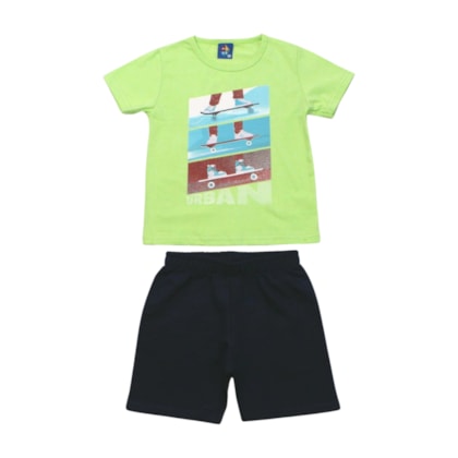 Conjunto Masculino Camiseta e Bermuda Sortidos 9001759 - Pipa