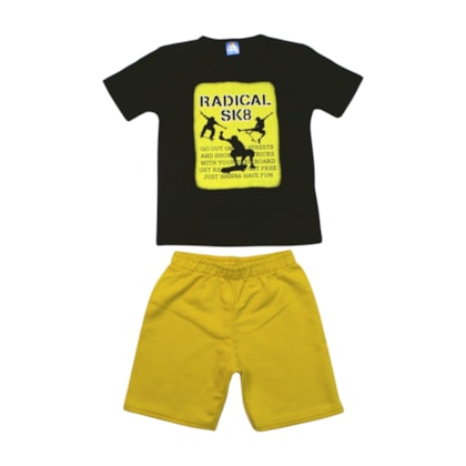 Conjunto Masculino Camiseta e Bermuda Sortidos 9001853  - Pipa