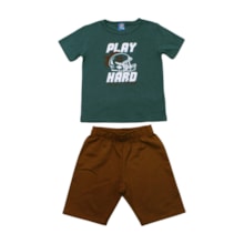 Conjunto Masculino Camiseta e Bermuda Sortidos 9001861 - Pipa