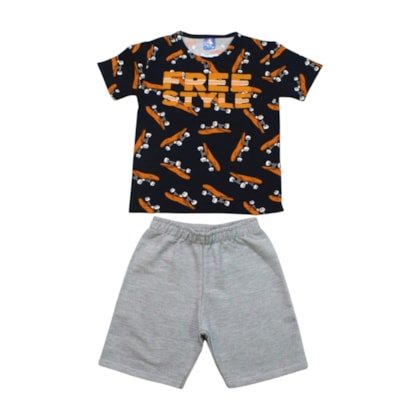 Conjunto Masculino Camiseta e Bermuda Sortidos 9002462 - Pipa