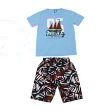 Conjunto Masculino Camiseta e Bermuda Sortidos 9002484 - Pipa