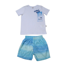 Conjunto Masculino Camiseta e Bermuda Tactel World Nautical 72301 - Alenice