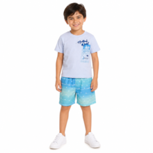 Conjunto Masculino Camiseta e Bermuda Tactel World Nautical 72301 - Alenice